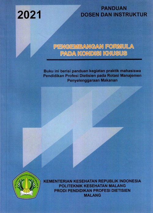 Cover Panduan Dosen dan Instruktur Pengembangan Formula Pada Kondisi Khusus