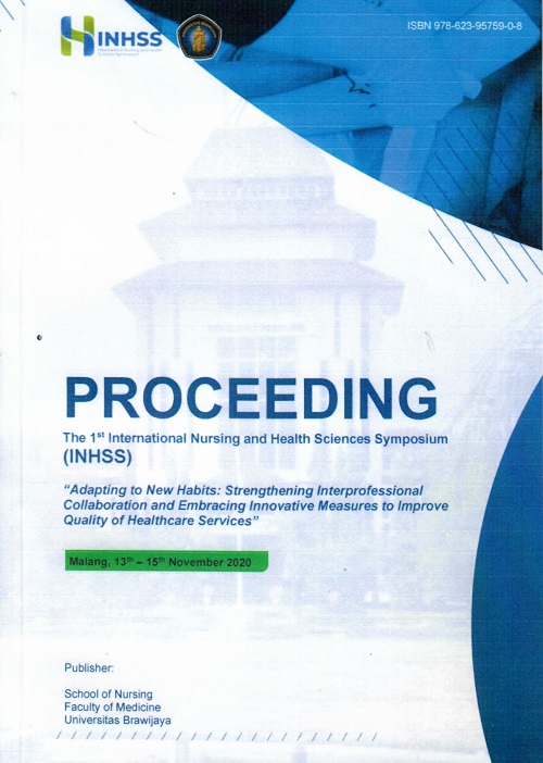 Cover PROCEEDINGS : THE 1ST INTERNATIONAL NURSING AND HEALTH SCIENCES SYMPOSIUM (INHSS)