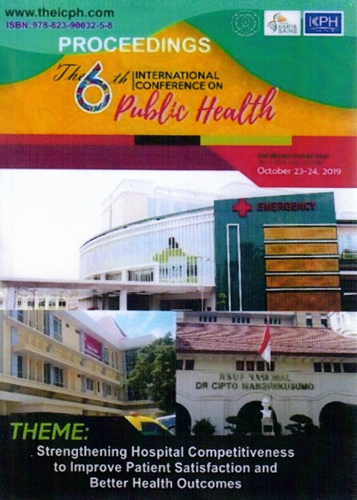Cover PROCEEDINGS THE 6th INTERNATIONAL CONFERENCE ON PUBLIC HEALTH